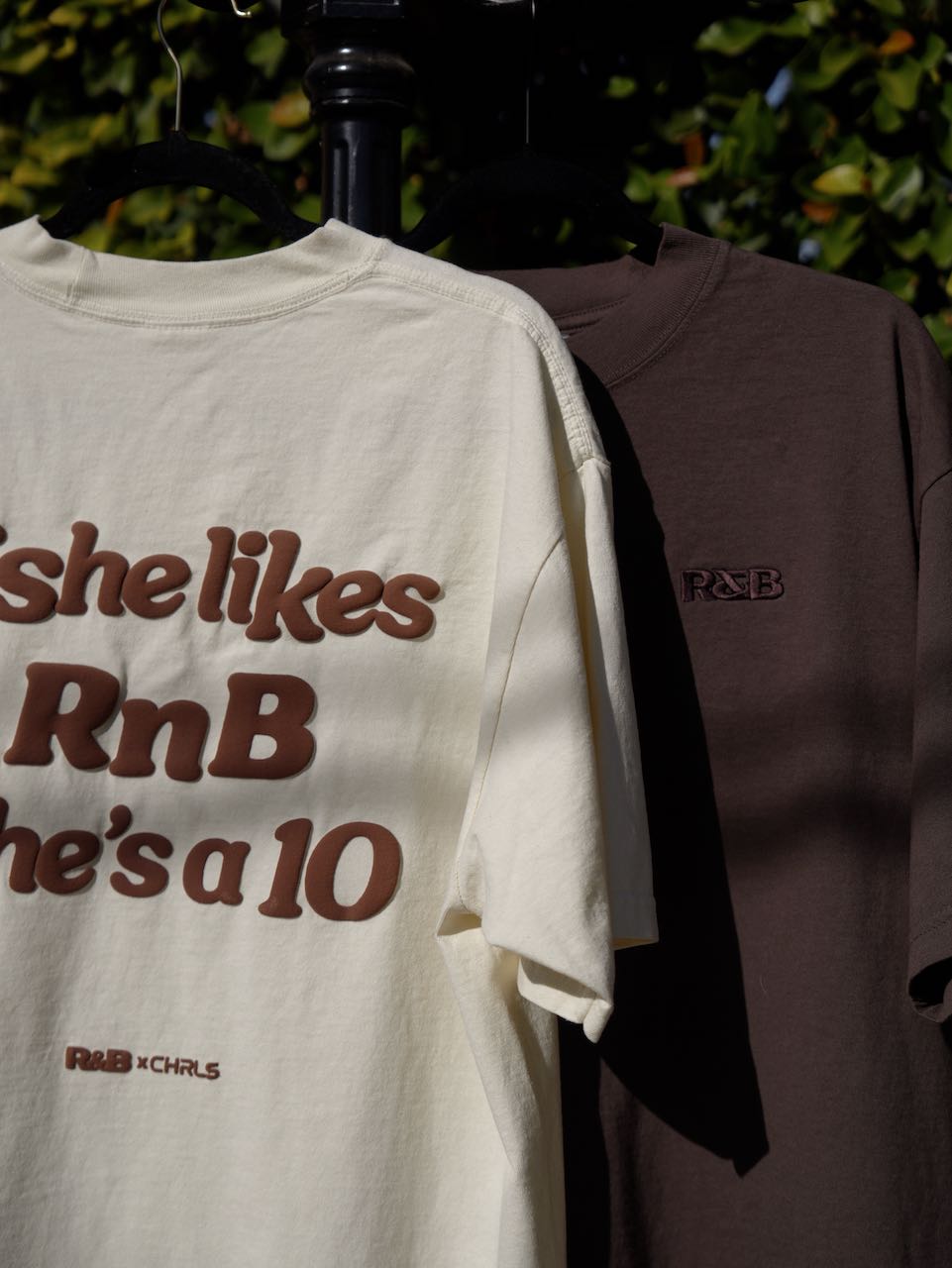 *NEW* "IF SHE LIKES RNB SHE'S A 10" TEES EMBROIDERED